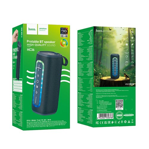 Hoco Sports Wireless Bluetooth Speaker HC36 - Navy Blue