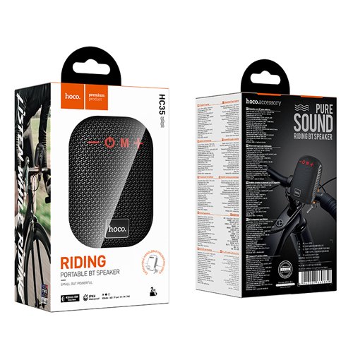 Hoco Fun Outdoor Wireless Bluetooth Speaker HC35 - Black