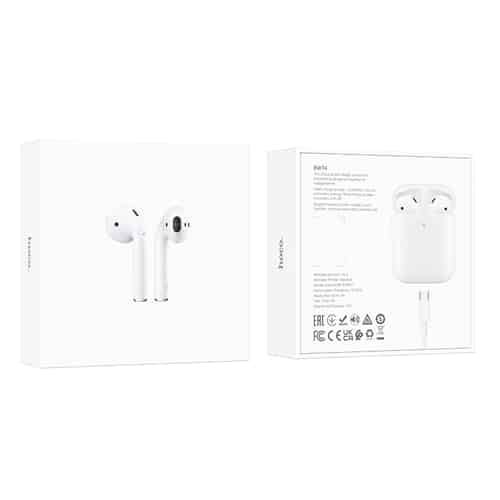 Hoco True Wireless Stereo Headset with Charging Case EW74 - White